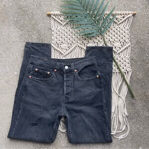 Levi’s Premium 501 Washed Black Jeans Size 26